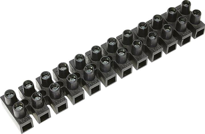 Actual product image Steffen Terminal block 4mm2 - 10mm2 black