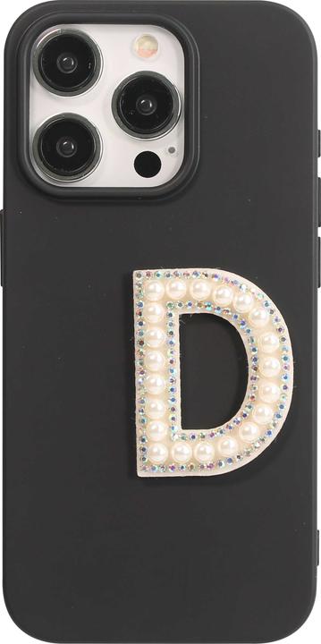 Actual product image PhoneLook Stickers for mobile/tablet/computer 3D Pearls white letter D