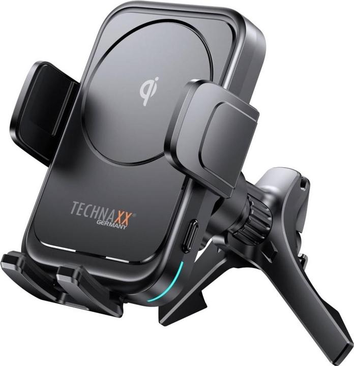 Produktbild Technaxx Kfz-Smartphone-Halterung, Qi-kompatibel, 15 Watt