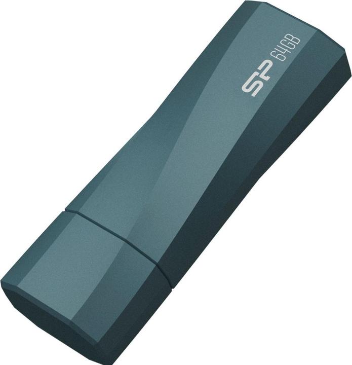 Image du produit Silicon Power Pendrive Pendrive Mobile C07 64 Go USB-C 3.2 Antibactérien Bleu (64 Go, USB-C)