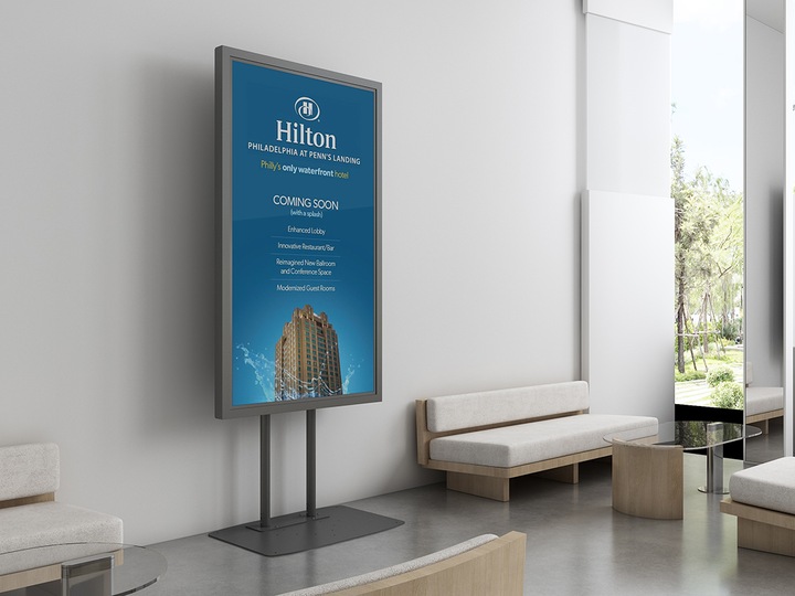 Produktbild Multibrackets Stele Slim ohne Monitor, Portrait, 75"/8225