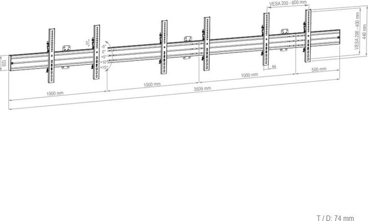 Immagine prodotto Hagor CPS MENUBOARD W3L 46-65IN