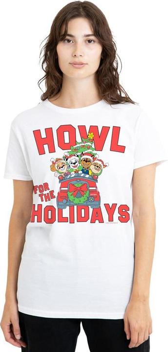 Immagine prodotto Paw Patrol Howl For The Christmas Holidays Maglietta Adulto Unisex (S)