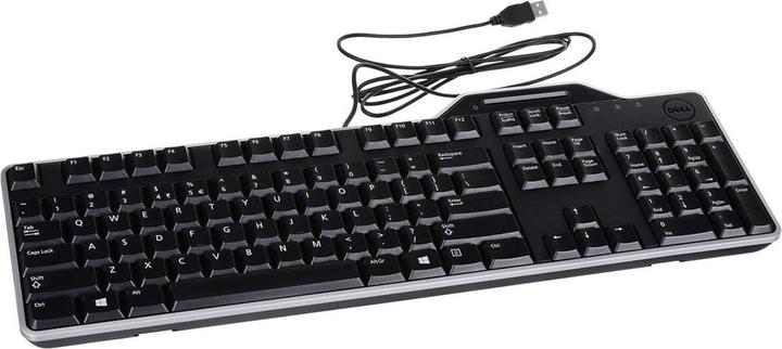 Actual product image Dell KB813 Smartcard Reader USB Keyboard (US, Cable)