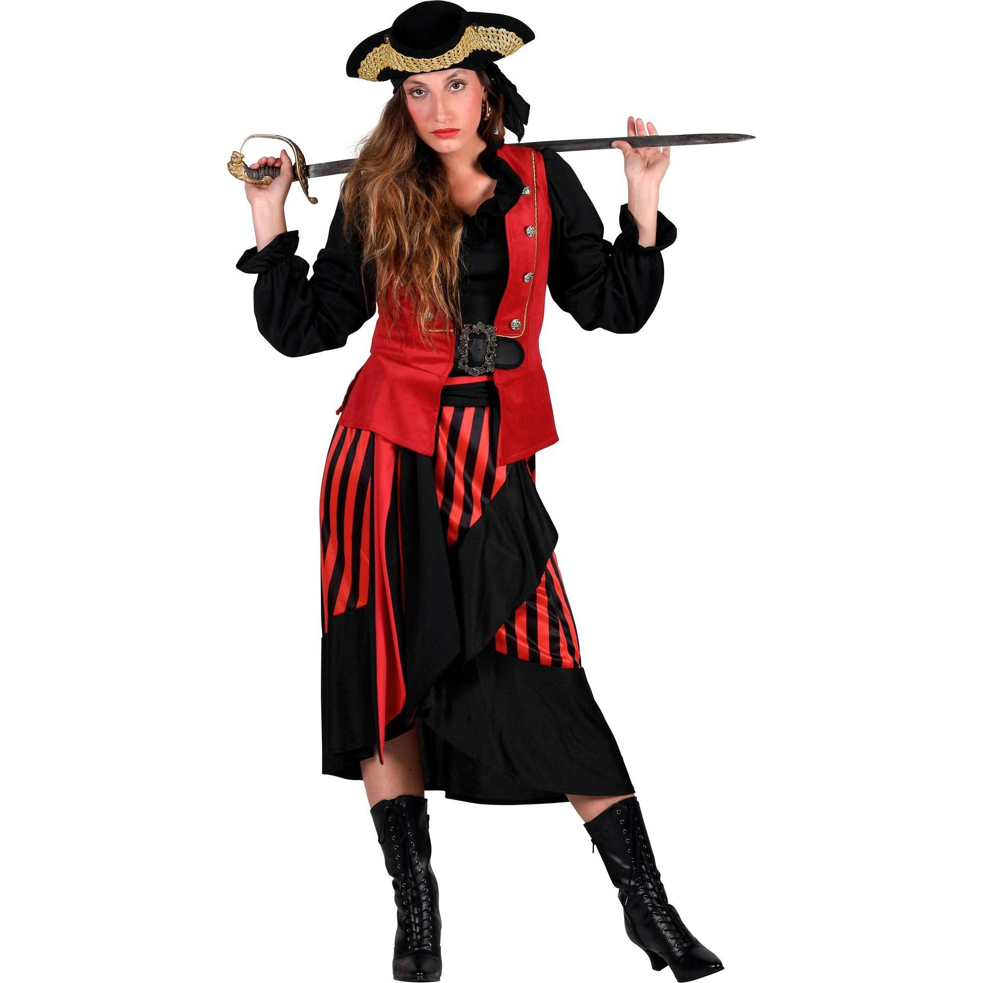 Thetru Mary Read Piratenkostüm für Frauen (S)