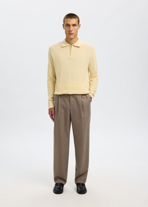 Produktbild Selected 100% Baumwoll Langarm-Poloshirt (S)