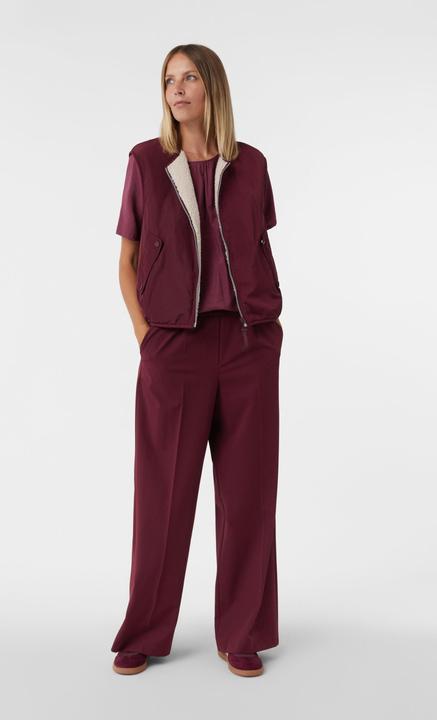 Immagine prodotto Comma Bluse Kurzärmelige Bluse mit Raffung und regulierbarem Saum (44)