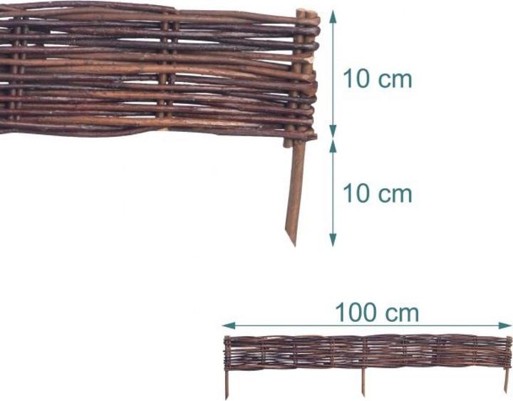 Actual product image Relaxdays flowerbed edging (1 cm)