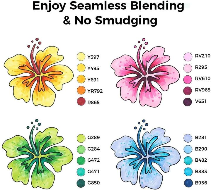 Image du produit Ohuhu Marqueurs d'art Oahu (Multicolore, 80 x)