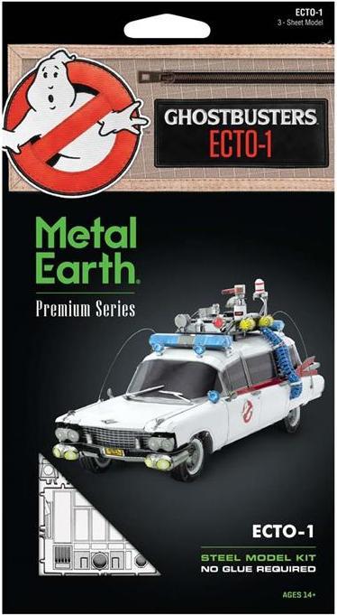 Actual product image Metal Earth Ecto-1 Ghostbusters