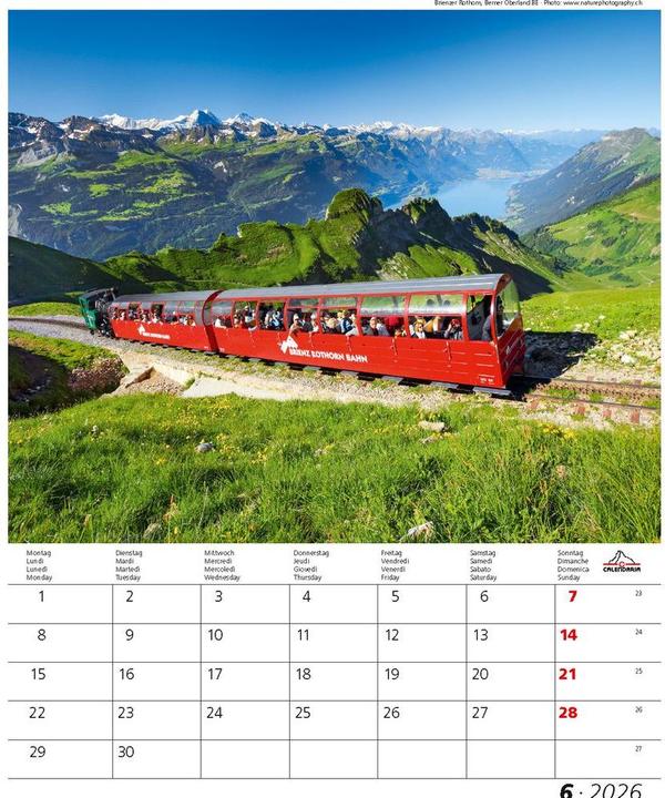 Produktbild Berge + Täler 2026 (30 x 40 cm)