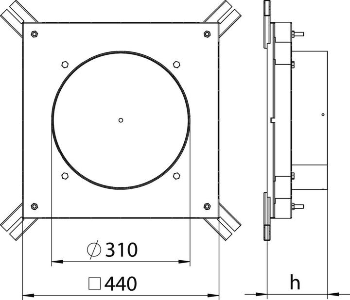 Actual product image OBO Bettermann OBO IBD 35048 R9 In-concrete box for GESR9 steel, pc.
