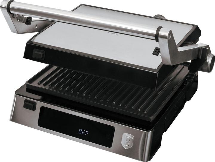 Produktbild BerlingerHaus Elektro-Kontaktgrill für Panini, Toasts, Steaks und Gemüse, 3in1, 2000 Watt