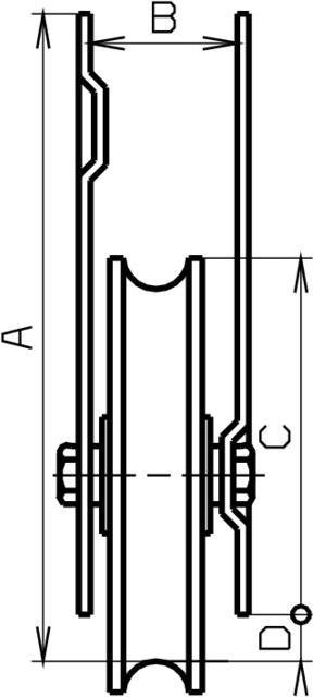 Image du produit Webi Galets de porte coulissante