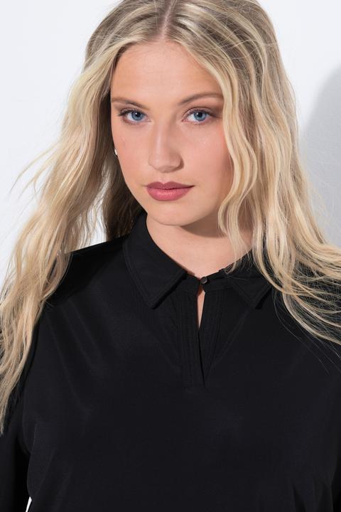 Actual product image Ulla Popken Elastic Hem Long Sleeve Blouse (54)