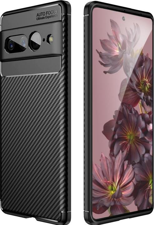 Immagine prodotto Screenguard Google Pixel 7 Pro Cover Custodia in TPU con design al carbonio (Google Pixel 7 Pro)