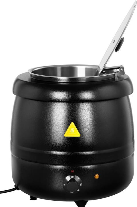 Actual product image Royal Catering Soup Kettle electric - 10 L - 400 W - black (Stainless steel)