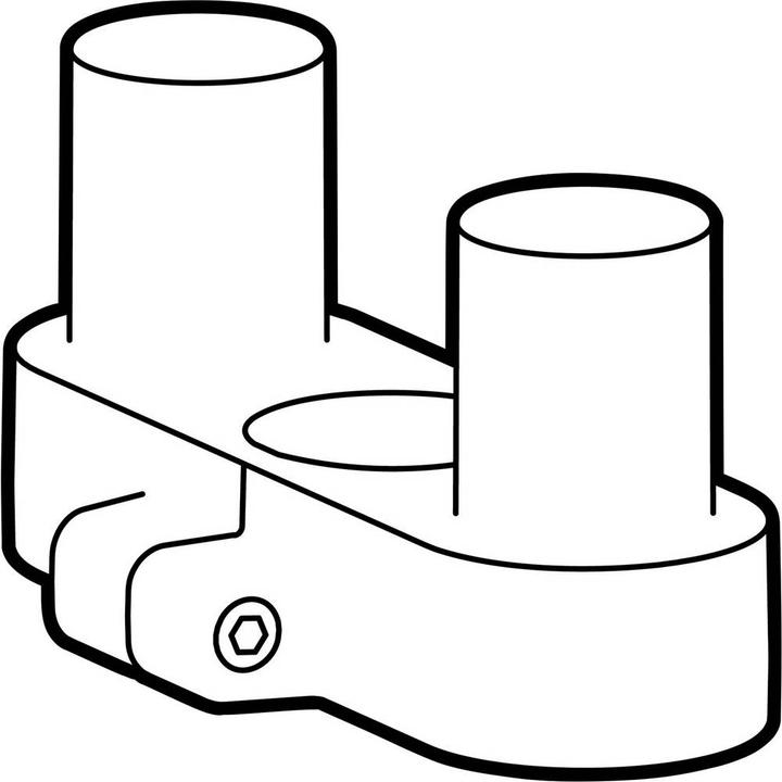 Produktbild Ergotron Accessory Single To Dual Side-By-Side Conversion Kit Lx Pro black (Stange, 10 kg)