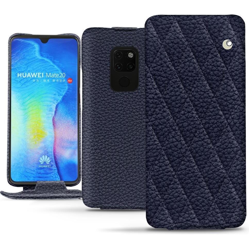 Noreve Lederschutzhülle vertikal (Huawei Mate 20), Smartphone Hülle, Violett