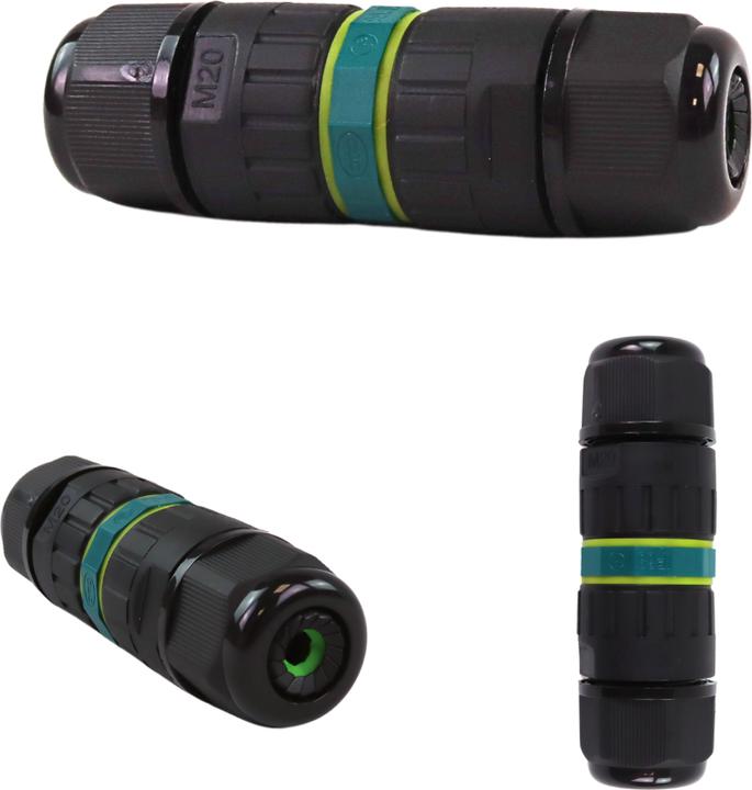 Actual product image Luxula 3-pole quick cable connector