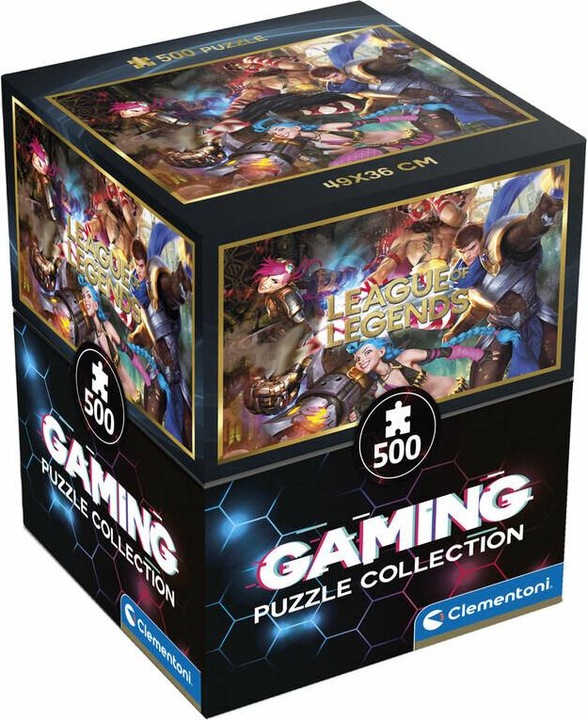 Actual product image Clementoni 500 Piece Cube Puzzle - League of Legends (500 pieces)