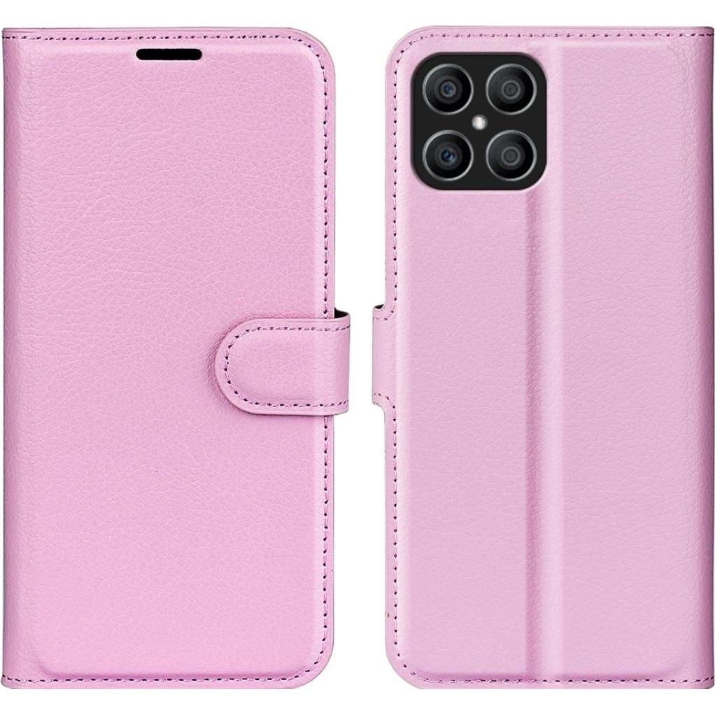 Thumbnail - Screenguard Honor X8 Leather Guard Lederhülle (Honor X8), Smartphone Hülle, Rosa