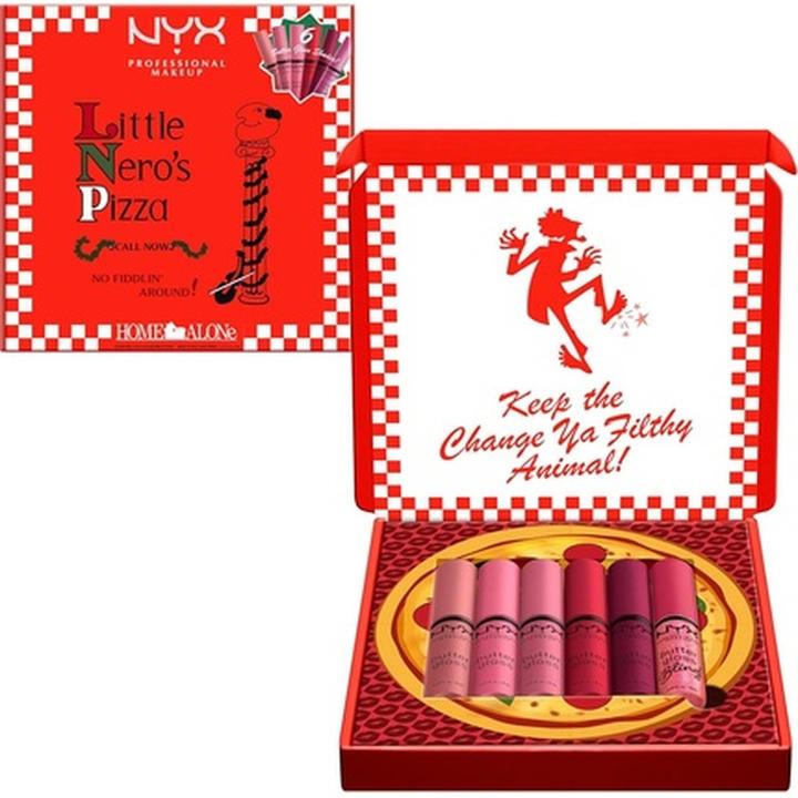 Immagine prodotto NYX Professional Make-Up Nyx Professional Makeup Home Alone Butter Gloss Pizza Vault Rosa e Rosso (Pizza Vault rosa e rossa)