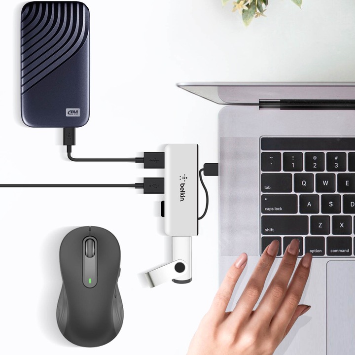 Produktbild Belkin Travel Hub (USB-A, 4 Ports)