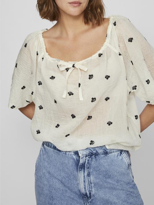 Image du produit Vila Haut fleuri à manches courtes (34)