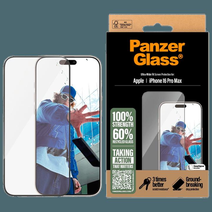Image du produit PanzerGlass Ajustement ultra-large (1 pièce(s), Apple iPhone 16 Pro Max)