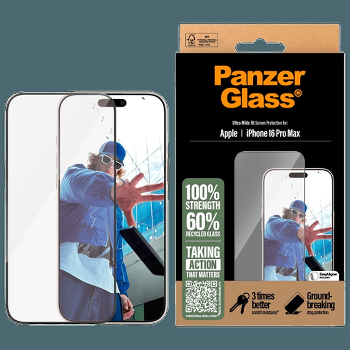 Produktbild PanzerGlass Ultra-Wide Fit (1 Stück, Apple iPhone 16 Pro Max)