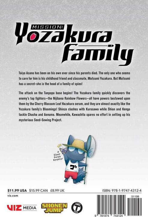 Immagine prodotto Missione: Famiglia Yozakura, Vol. 9 (Inglese, Hitsuji Gondaira, 2024)