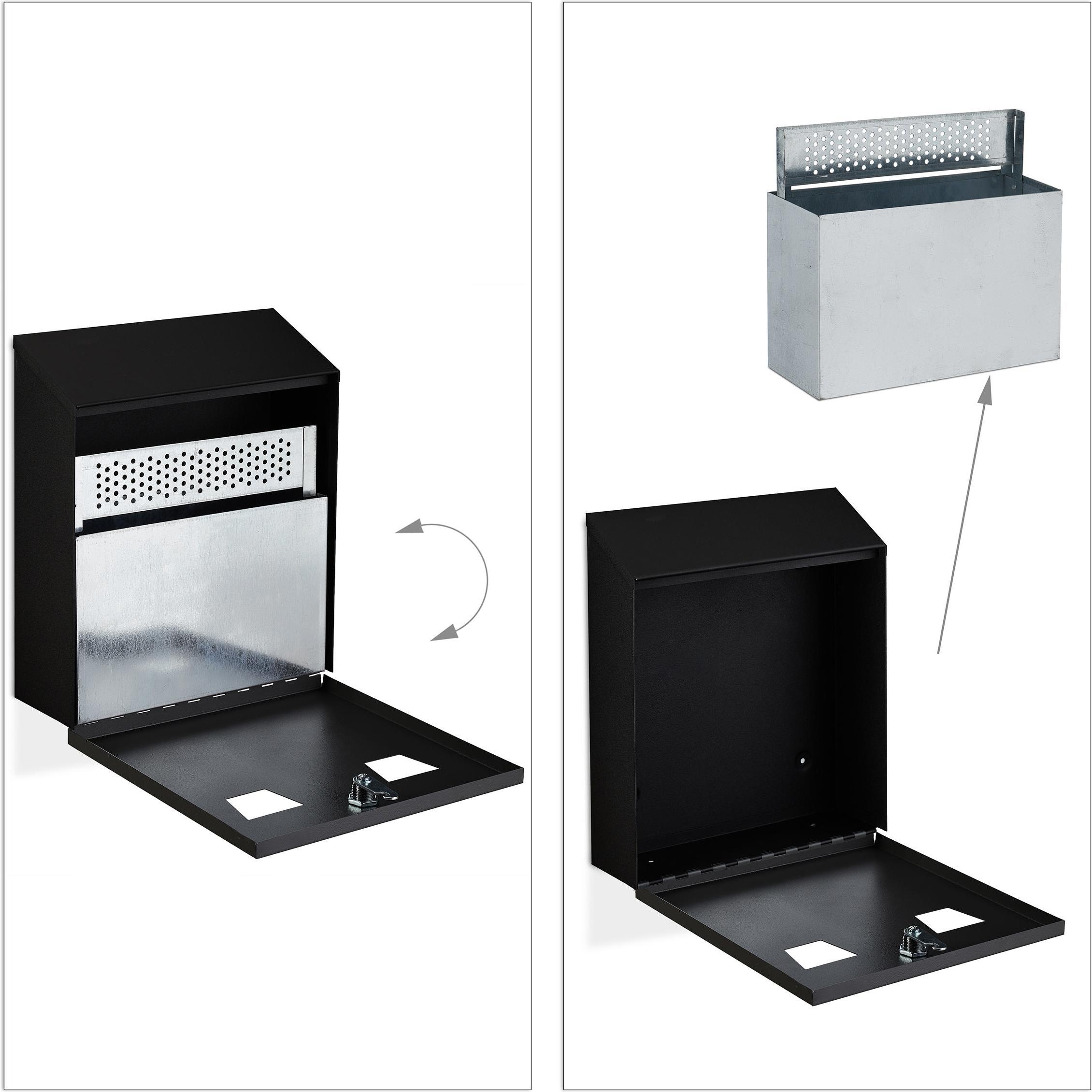 Thumbnail - Relaxdays, Aschenbecher, Wandaschenbecher