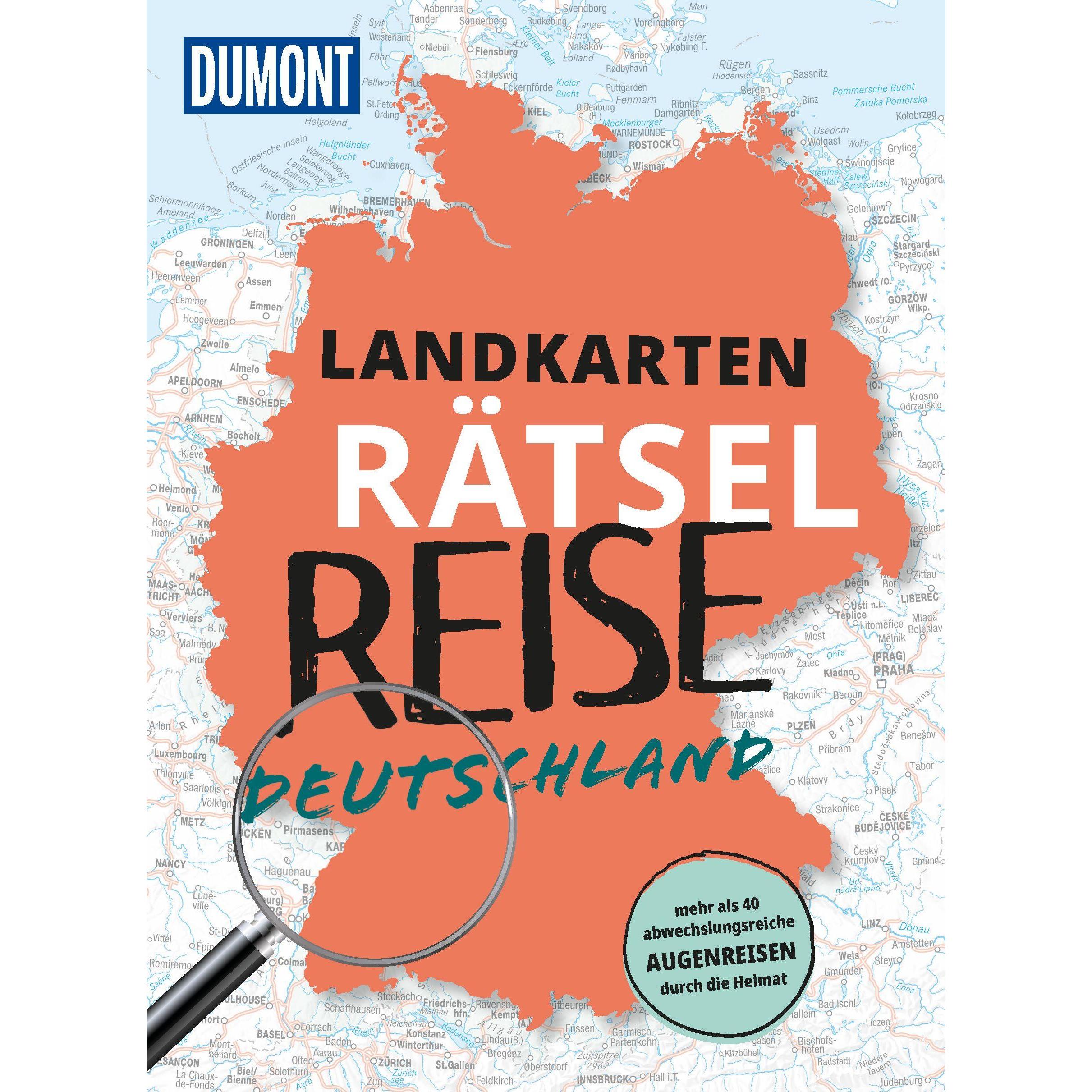 Landkarten-Rätselreise Deutschland, Ratgeber von Nadine Ormo