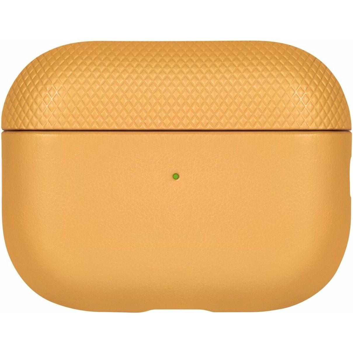 Native Union Leather Case für Apple AirPods Pro 1G & 2G (Kopfhörer Hülle), Kopfhörertasche + Schutzhülle, Gelb