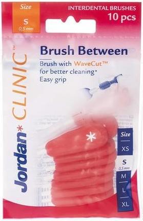 Jordan Brush Between Interdental Brushes S 10Pcs. (10 x)