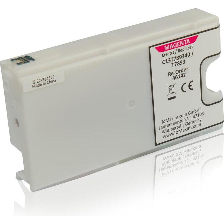 Inkadoo, Druckerpatrone, Druckerpatronen kompatibel zu Epson C13T789340 / T7893 Tintenpatrone, magenta Magenta (M)