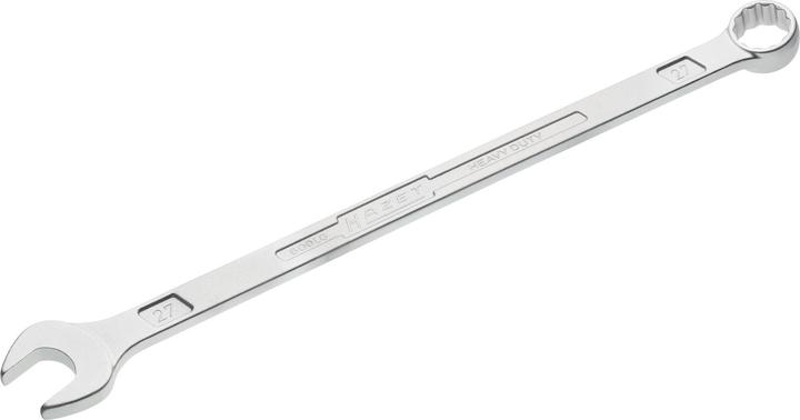 Actual product image HAZET Combination wrench ∙ extra long ∙ slim design 600LG-27 ∙ Outside 12-point traction profile ∙ … (27 mm)