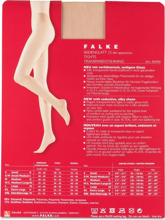 Actual product image Falke Seidenglatt 15 TI (15 DEN, 38 - 40)