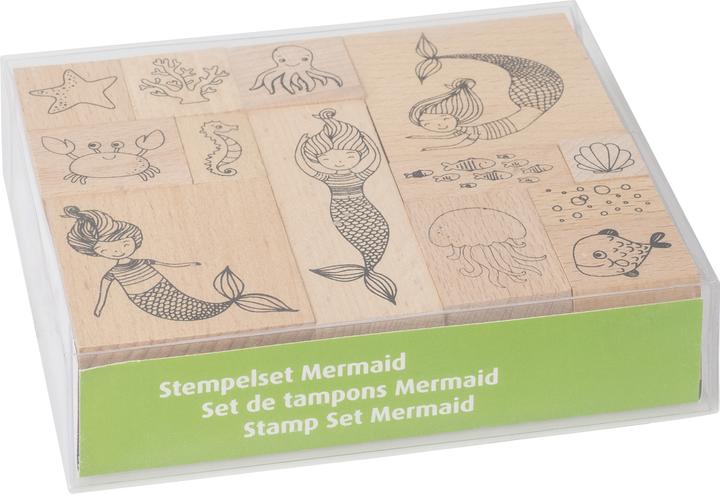 Produktbild Heyda Stempel-Set Mermaid 12x10x3cm 204888678 braun 10-teilig