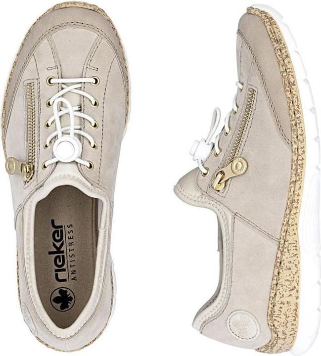 Image du produit Rieker Beige Damen-Slipper aus Leder (38)
