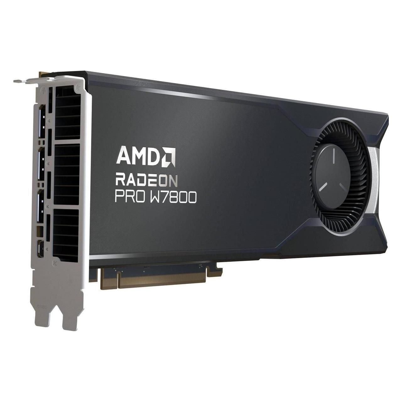 AMD Radeon Pro W7800 (32 GB, GDDR6), Grafikkarte, Schwarz
