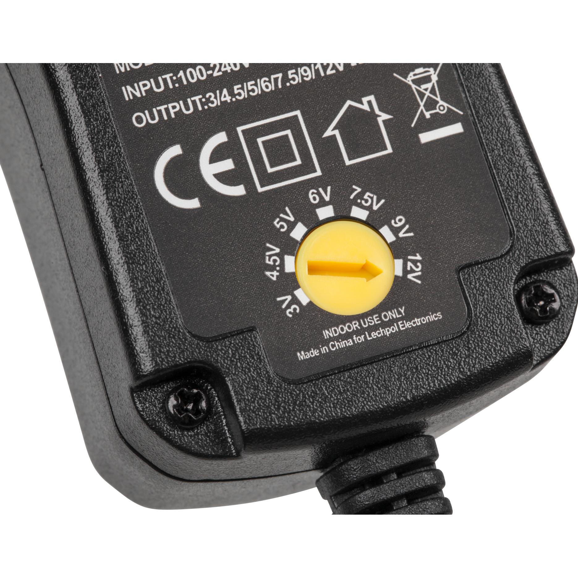 Rebel Alimentatore multifunzione 12V 600mA, Alimentatore per notebook