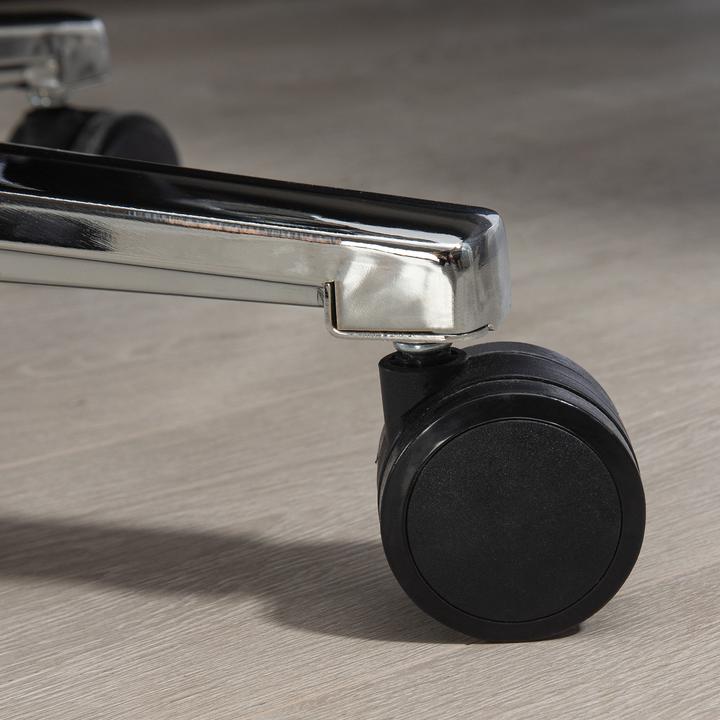 Image du produit Homcom Bürostuhl Kunstleder, Schaumstoff Grau