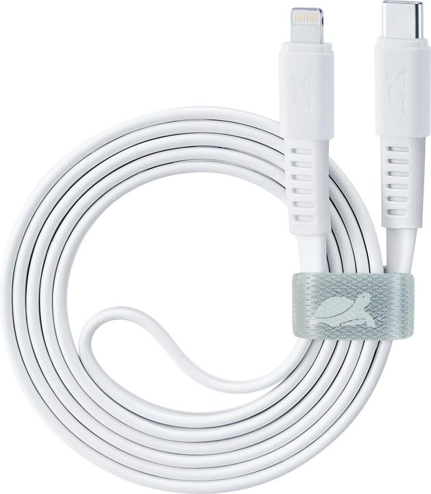 Rivacase CABLE USB-C TO LIGHTNING 1.2M/WHITE PS6007 (1.20 m, USB 2.0)