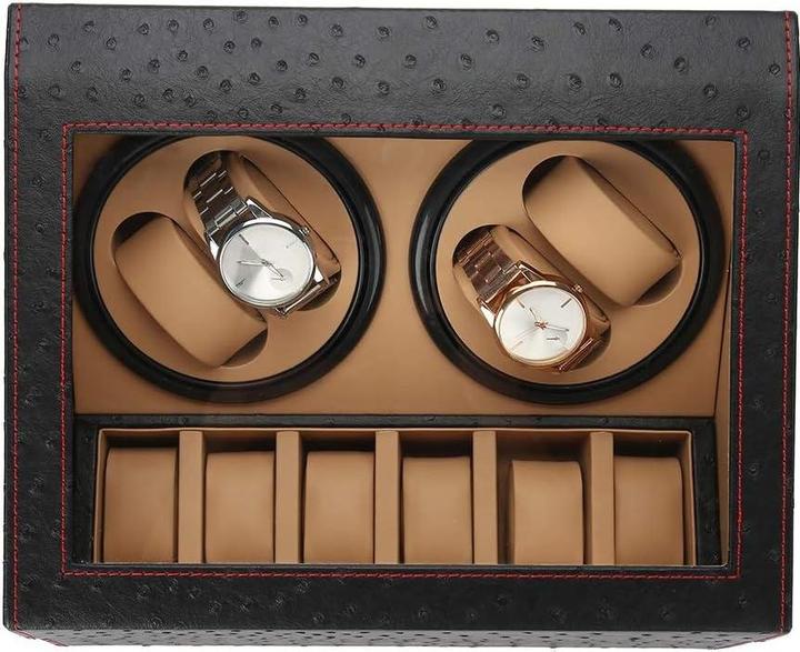 Actual product image Cbx Uhrenbeweger für 4+6 Uhren, Watchwinder Kamelmuster (10 x)