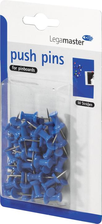 Legamaster Pinnadel Blau, 50 Stück (50 Stk., 165 mm)