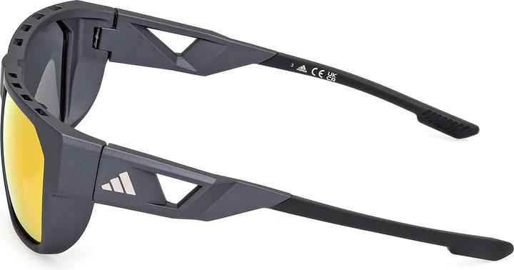 Immagine prodotto adidas SP0102 Mirror Cat: 3 (Nero opaco, specchio roviex)