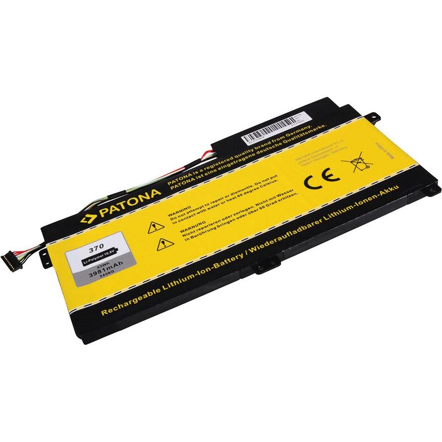 Patona 2458 (3900 mAh), Notebook Akku, Gelb, Schwarz