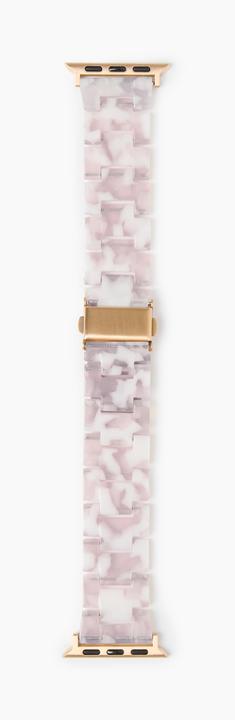 iDeal Of Sweden Resin Watch Band 38/40/41/42 Pink Pearl (ABS, Cellulose acetate, Silicone, Stainless iron, Stainless steel)
